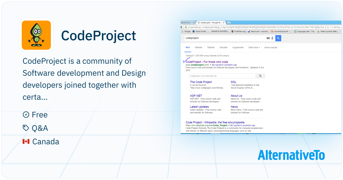 CodeProject: Community of Software development and Design developers ...