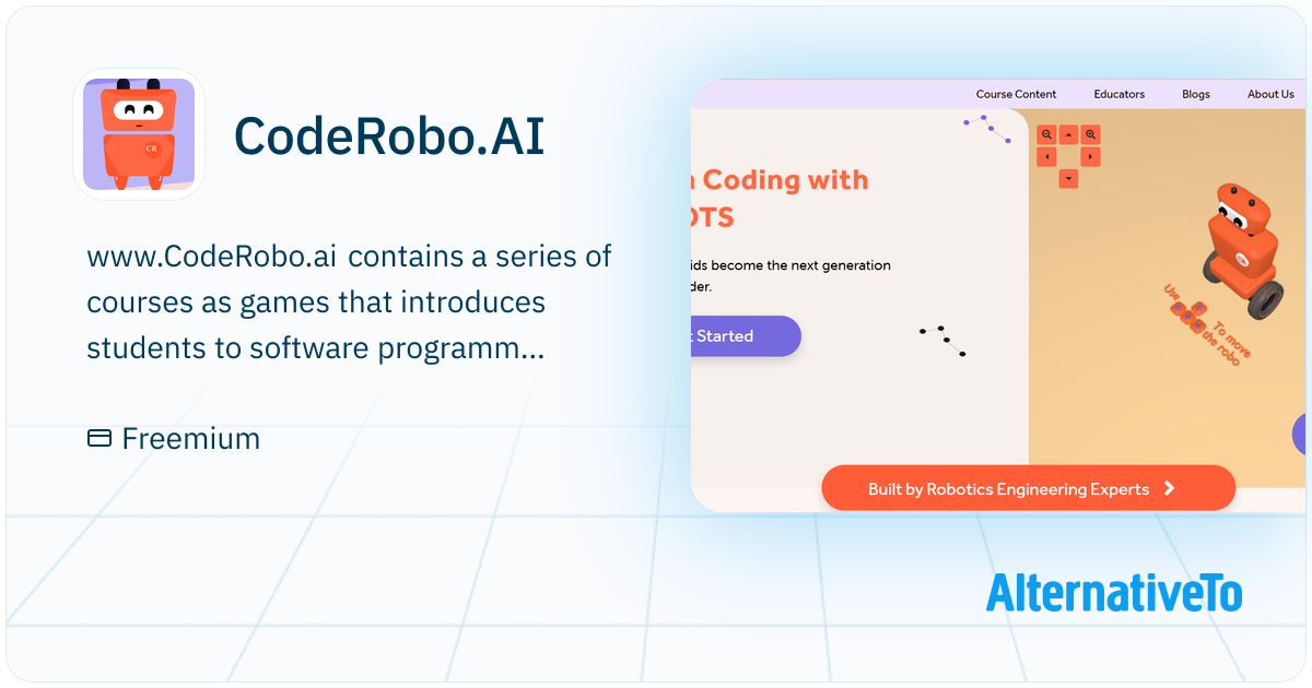 CodeRobo.AI: Learn and teach coding with robots | AlternativeTo