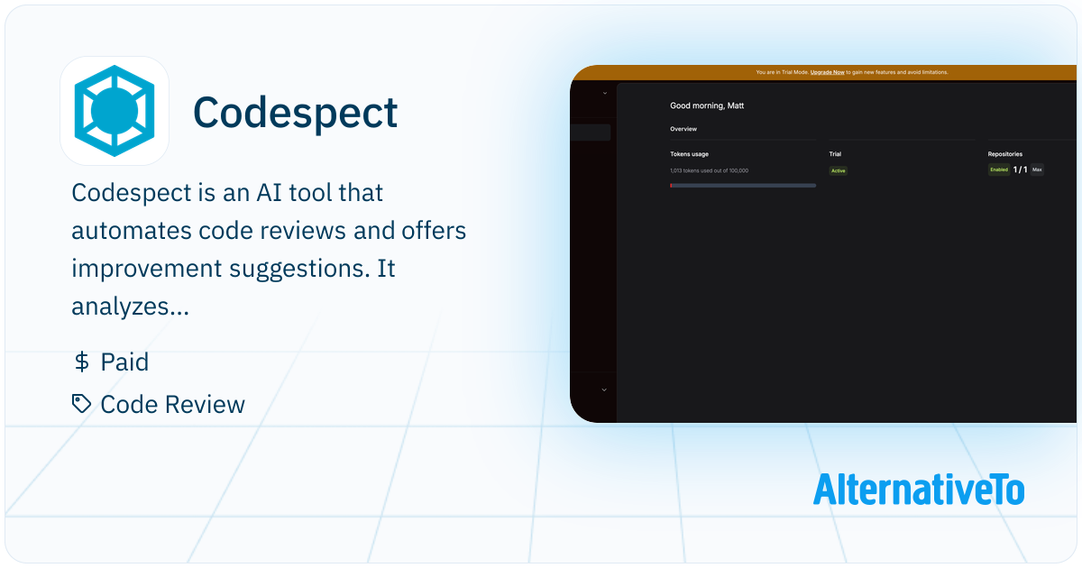 Codespect: AI tool that automates code | AlternativeTo