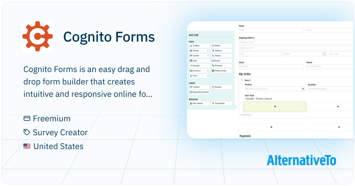 Cognito Forms: Build and publish sophisticated forms with ease, and ...