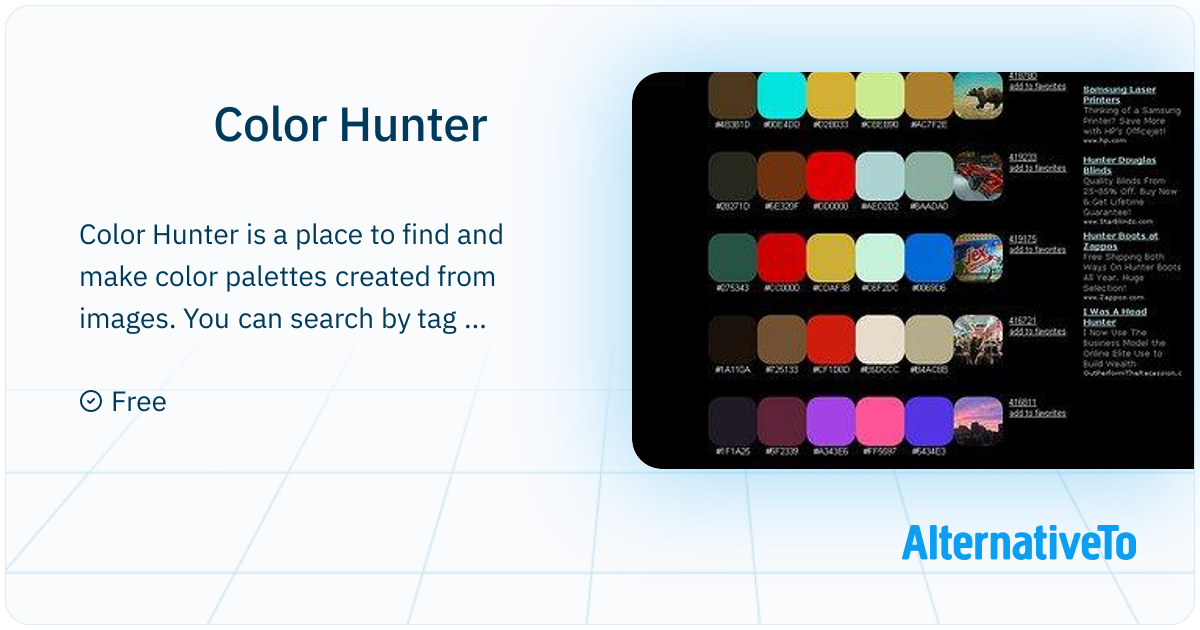 Color Hounter Color Hunter: Place to find and make color | AlternativeTo