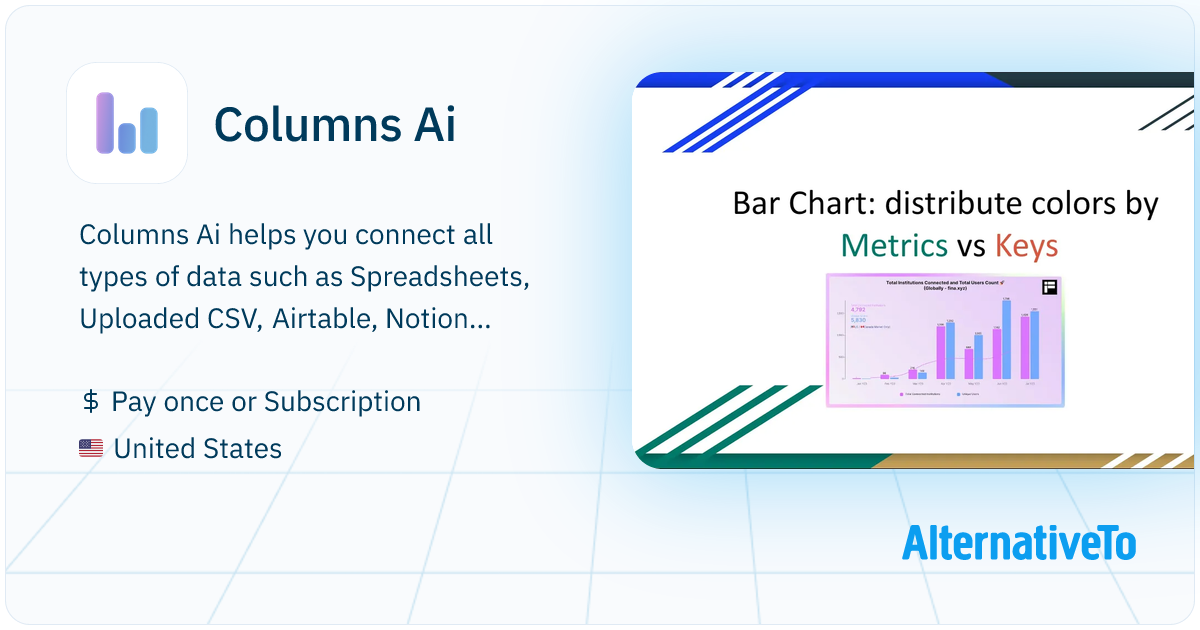 Columns Ai: Helps users quickly turn their data into beautiful and ...