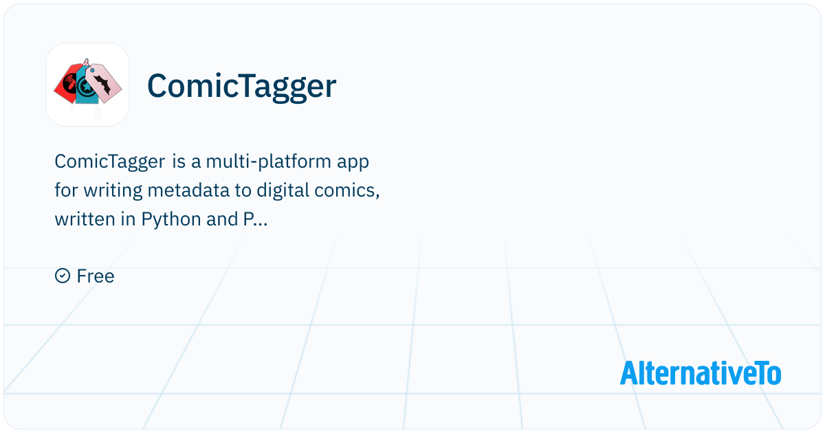 ComicTagger: A multi-platform app for writing metadata to digital ...