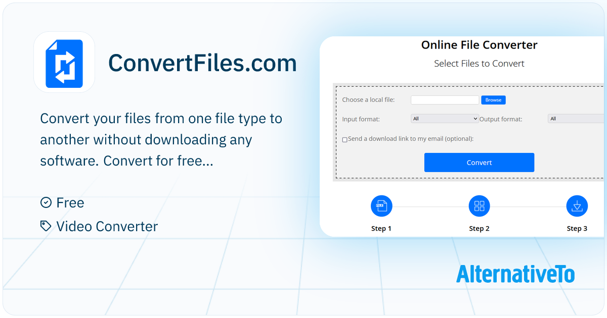 ConvertFiles.com: Convert your files from one file type to another ...