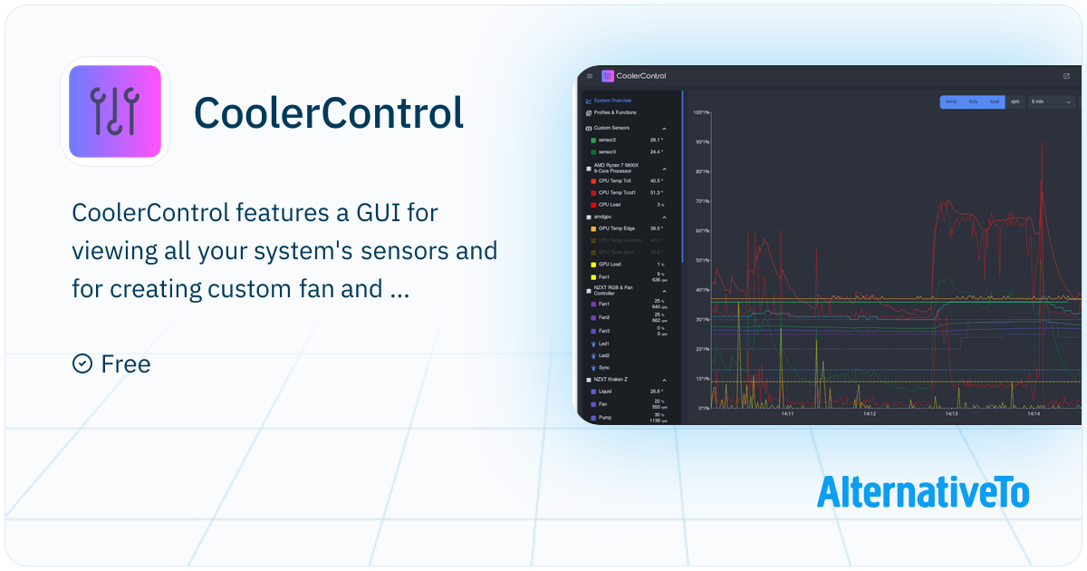 CoolerControl: Open-Source app to manage cooling devices on Linux ...