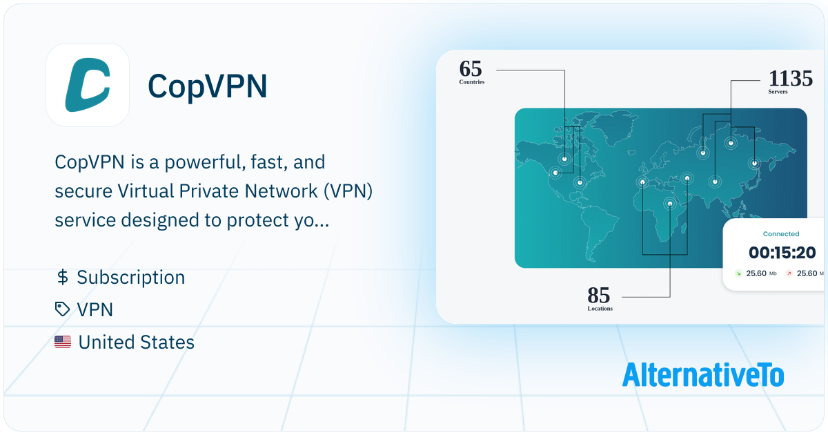 Cop Vpn CopVPN: Fast, secure, and reliable VPN app designed to protect your ...
