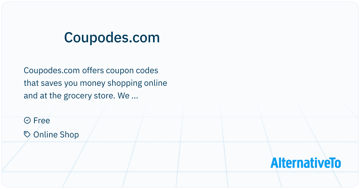 Coupod Coupodes.com: Offering coupon codes that saves you money shopping ...