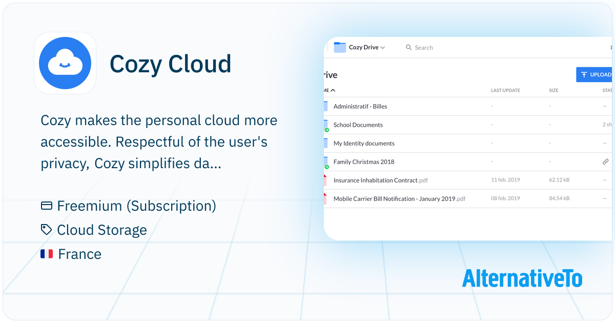 Cozy Cloud: Cozy makes the personal cloud more accessible | AlternativeTo
