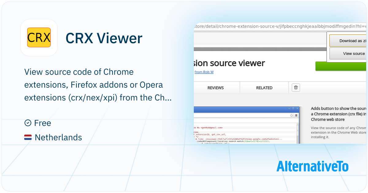 CRX Viewer: Add-on / web app to view the source code of Chrome ...