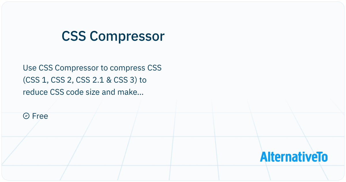 CSS Compressor: Use CSS Compressor to compress CSS (CSS 1, CSS 2, CSS 2 ...