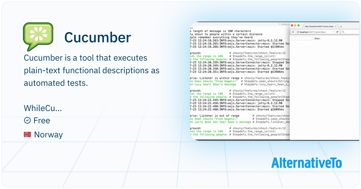 Cucumber: Tool that executes plain-text functional descriptions as ...