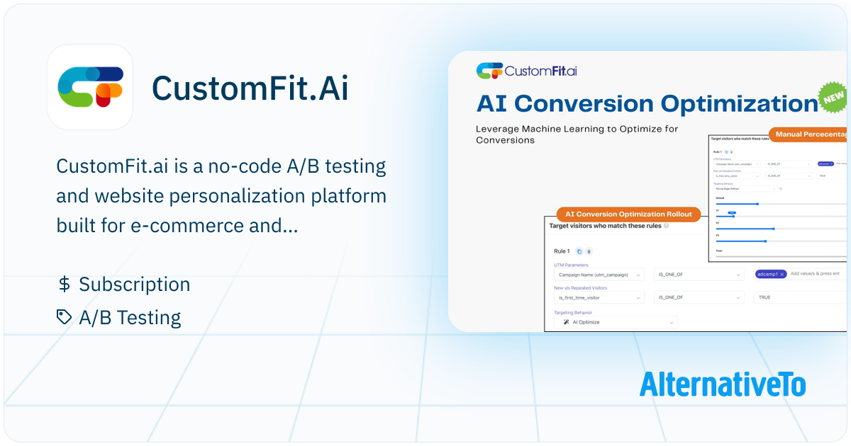 CustomFit.Ai: CustomFit.ai automatically personalizes website content ...