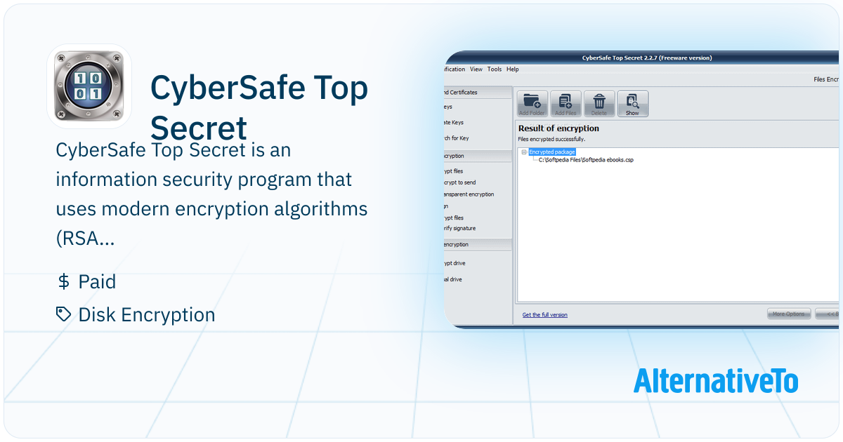 CyberSafe Top Secret: Information security program that uses modern ...