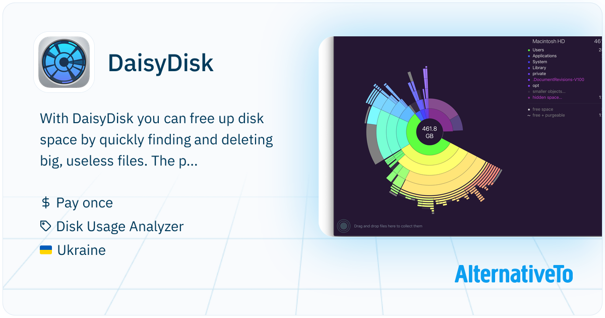 DaisyDisk: Interactive disk map helps identify and delete large files ...