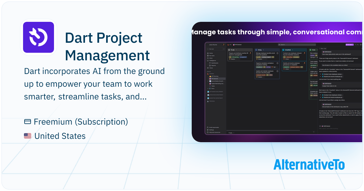 Dart Project Management: Dart is the ultimate AI project management ...