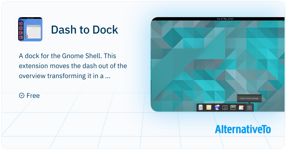 Dash to Dock: Gnome shell extension to position overview dashboard as a ...