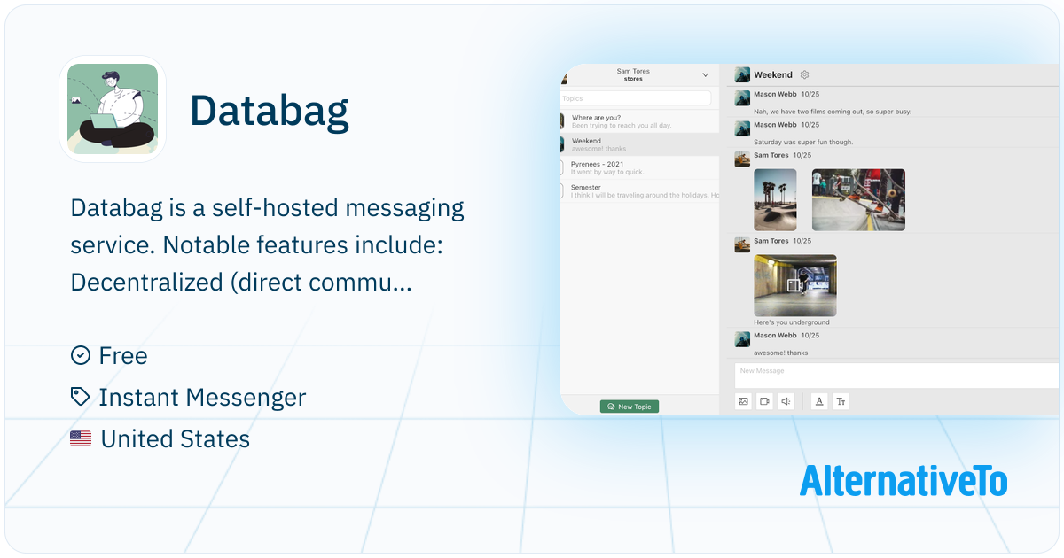 Databag: A tiny self-hosted federated messenger for the decentralized ...