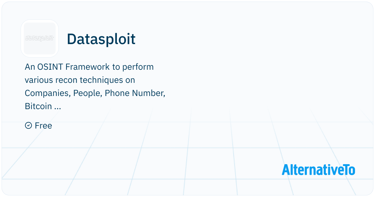 Datasploit: An #OSINT Framework to perform various recon techniques on ...