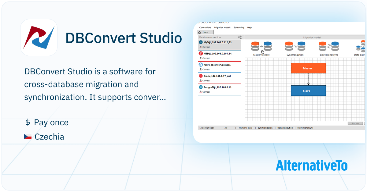DBConvert Studio: Application for database synchronization and ...