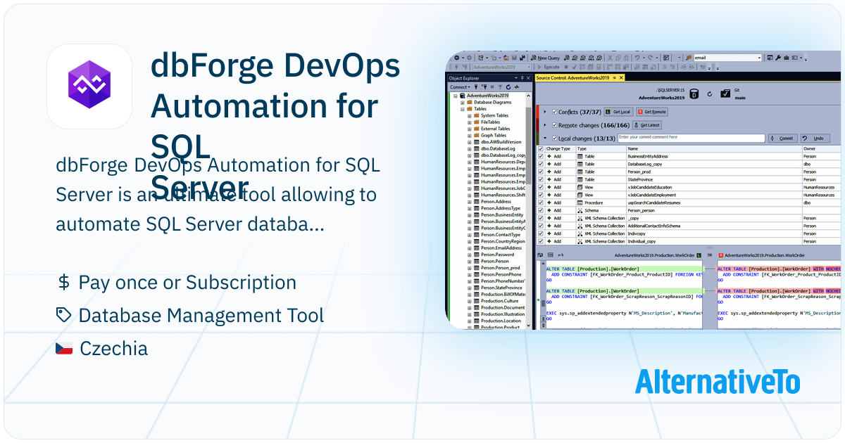 dbForge DevOps Automation for SQL Server: Ultimate tool allowing to ...