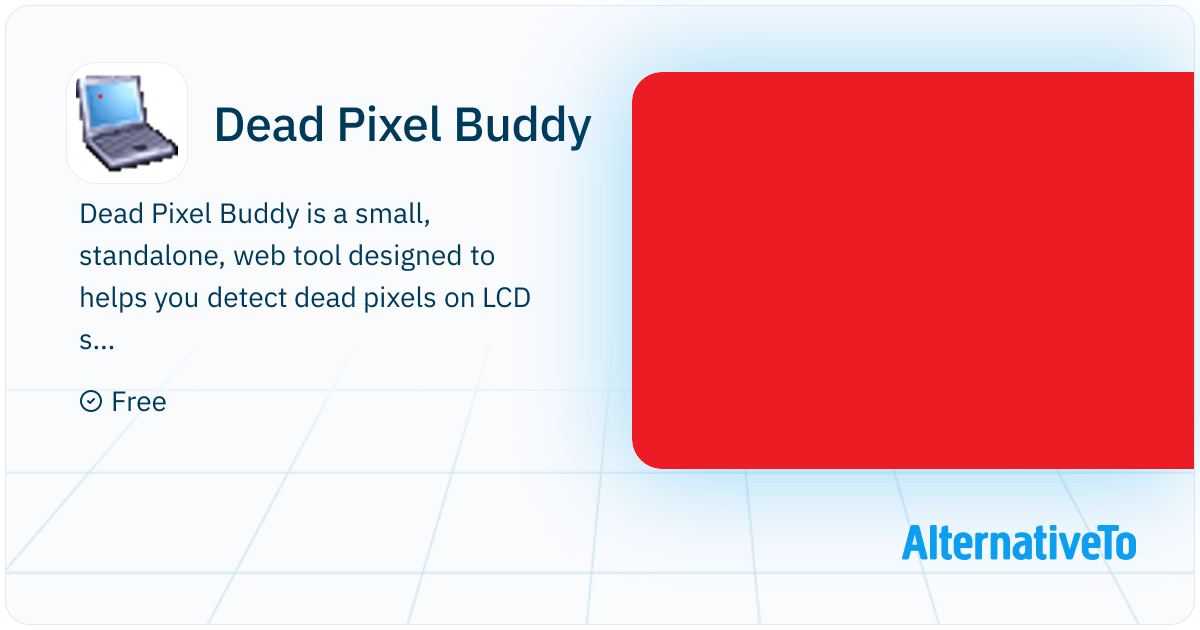 Dead Pixel Buddy: Small, standalone, web tool designed to helps you ...