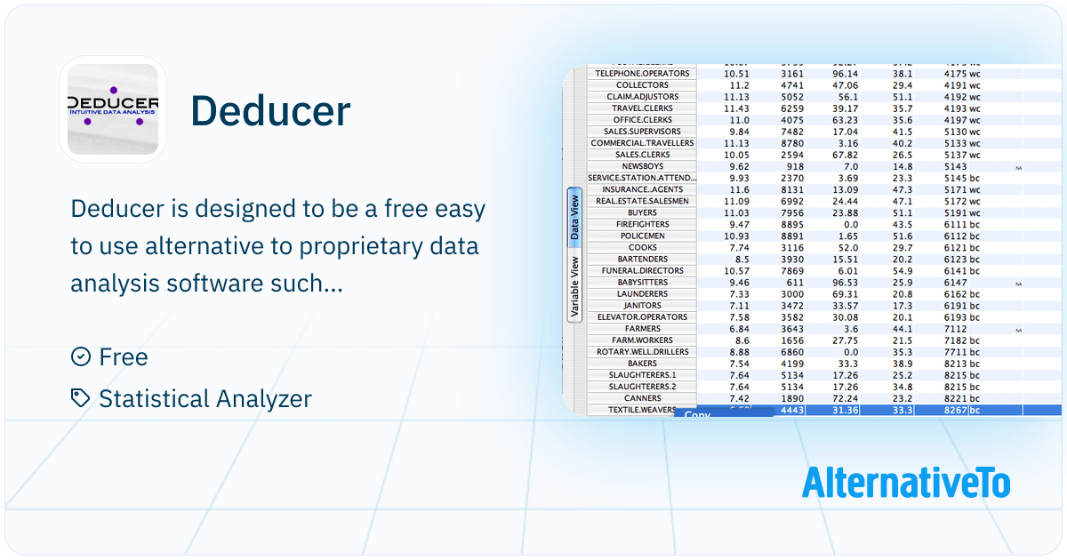 Deduce Software Deducer: Is designed to be a free easy to use | AlternativeTo
