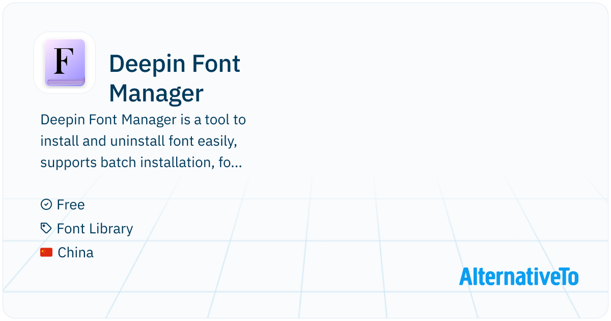 Deepin Font Manager: Tool to install and uninstall font easily ...