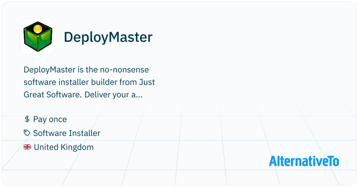 DeployMaster: The no-nonsense software | AlternativeTo