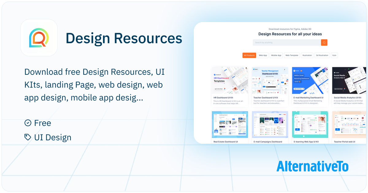 Design Resources: Download free Design Resources, UI KIts, landing ...