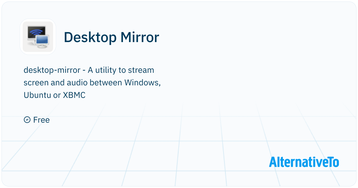 Desktopmirror Desktop Mirror: A utility to stream screen and audio between Windows ...