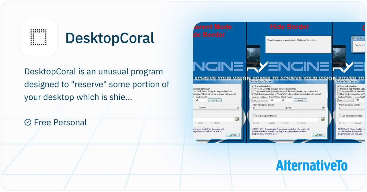 DesktopCoral: Unusual program designed to | AlternativeTo