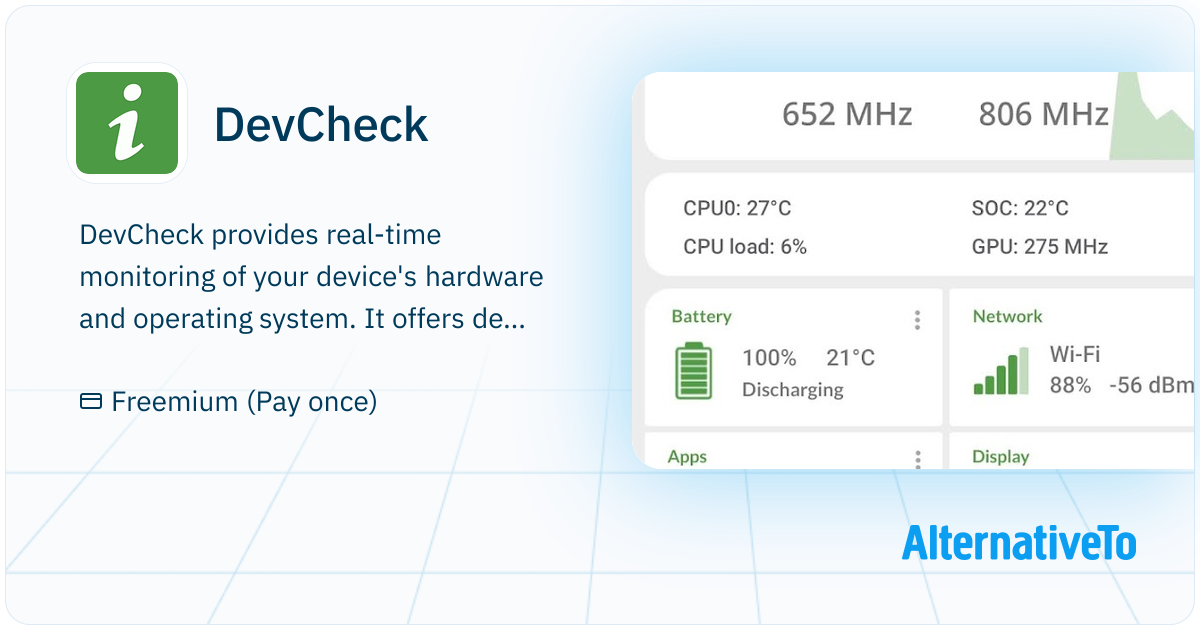 DevCheck: Monitor your hardware in real time and get complete ...