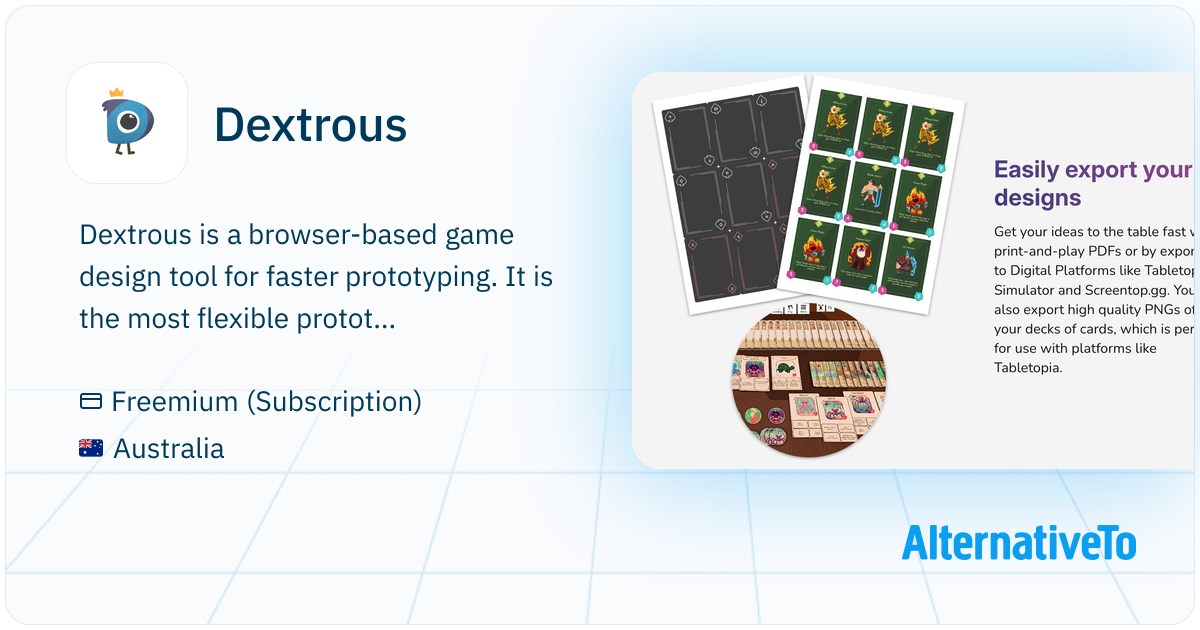 Dextrous: The premier tool for faster prototyping for tabletop game ...