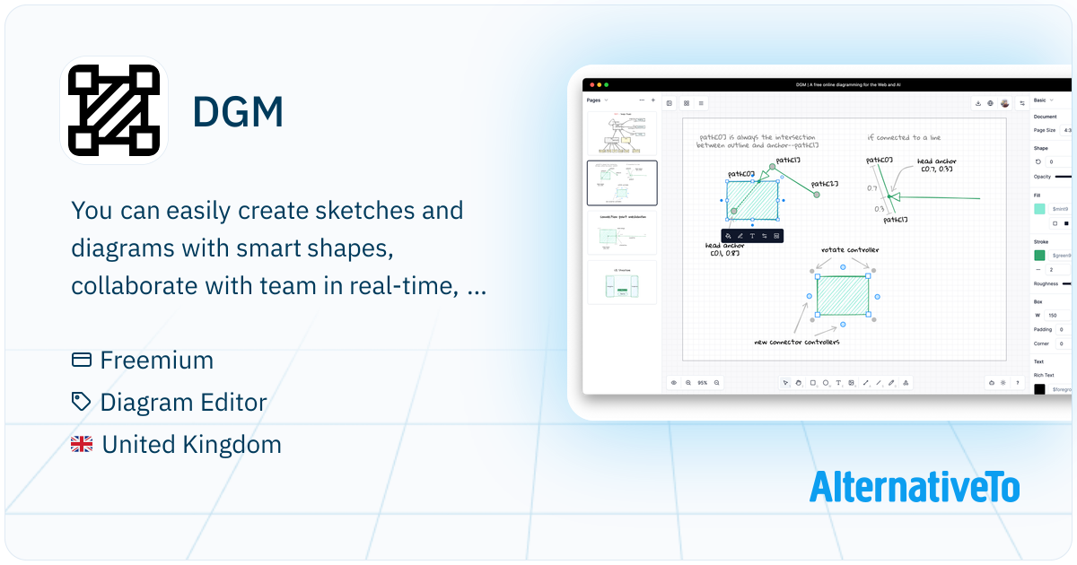 DGM: You can easily create sketches and diagrams with | AlternativeTo