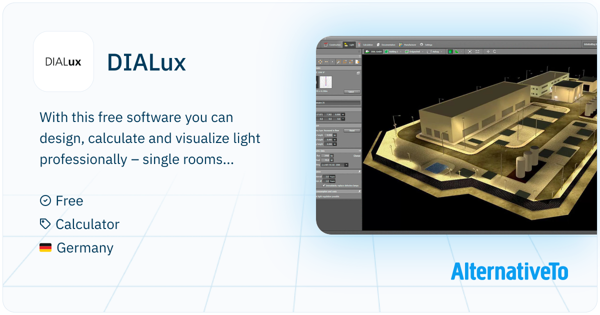 DIALux: Design, calculate and visualize light professionally – single ...