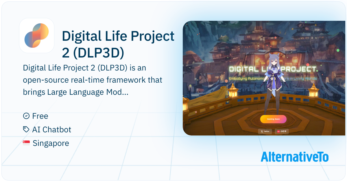 Digital Life Project 2 (DLP3D): Open-source | AlternativeTo