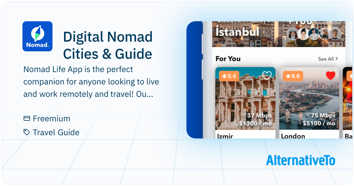 Digital Nomad Cities & Guide: Nomad Life is a comprehensive app ...