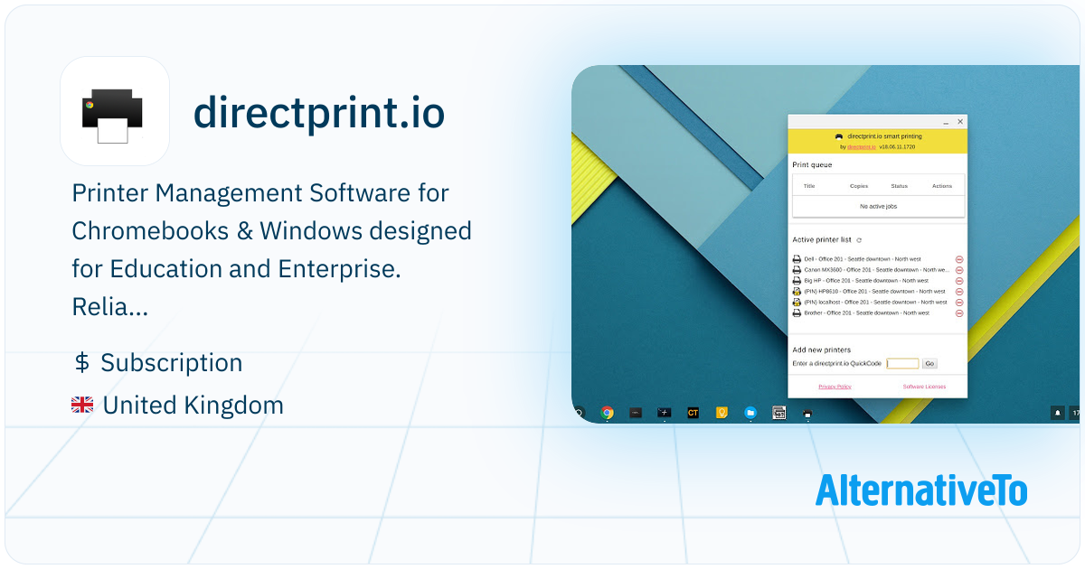 directprint.io: Printer Management Software for Chromebooks ...