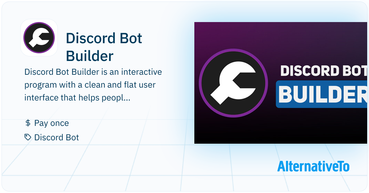 Discord Bot Builder Create a bot for Discord with no