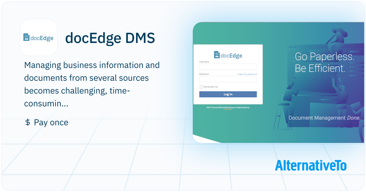 Docedge Logo docEdge DMS: Paperless document management system enables you to ...