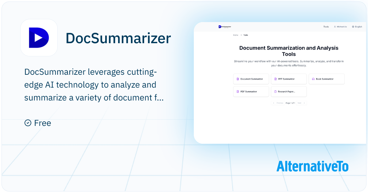 DocSummarizer: AI-powered document summarization and analysis tool that ...