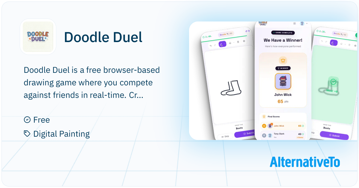 Doodle Duel: Free online multiplayer drawing game with AI-powered ...