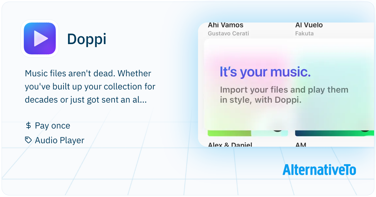 Doppi: A simple music player | AlternativeTo