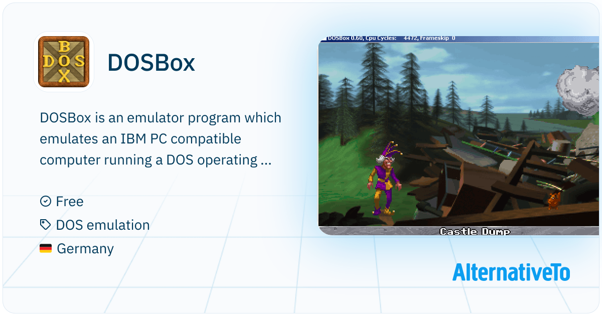 DOSBox: Cross-platform emulator for DOS software with a focus on ...