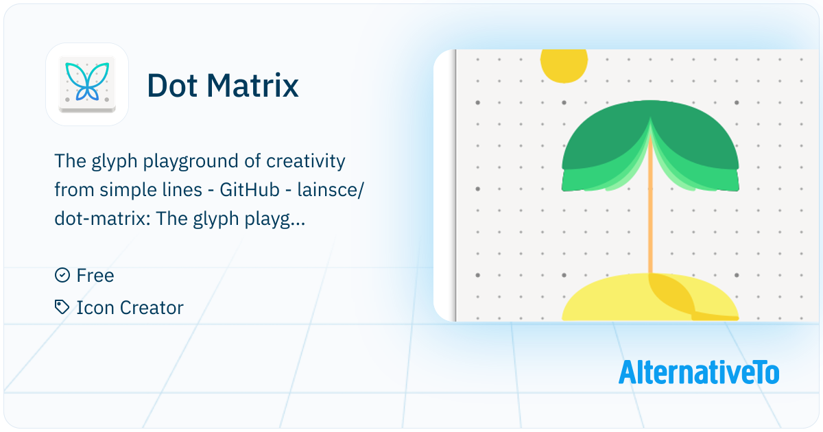 Dot Matrix: The glyph playground of creativity from simple lines ...