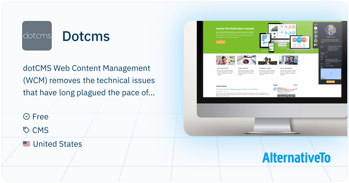 Dotcms: DotCMS is an Open Source Java Content Management System ...