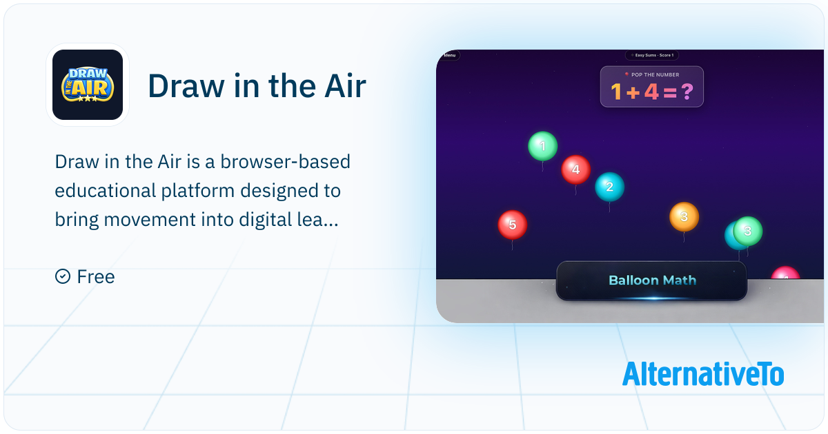 Draw in the Air: Free browser-based learning platform using AI hand ...