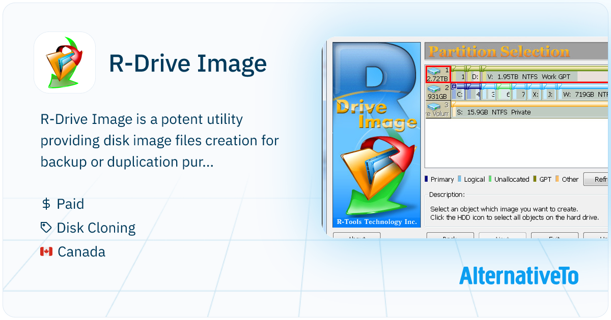 R-Drive Image: Potent utility providing disk | AlternativeTo