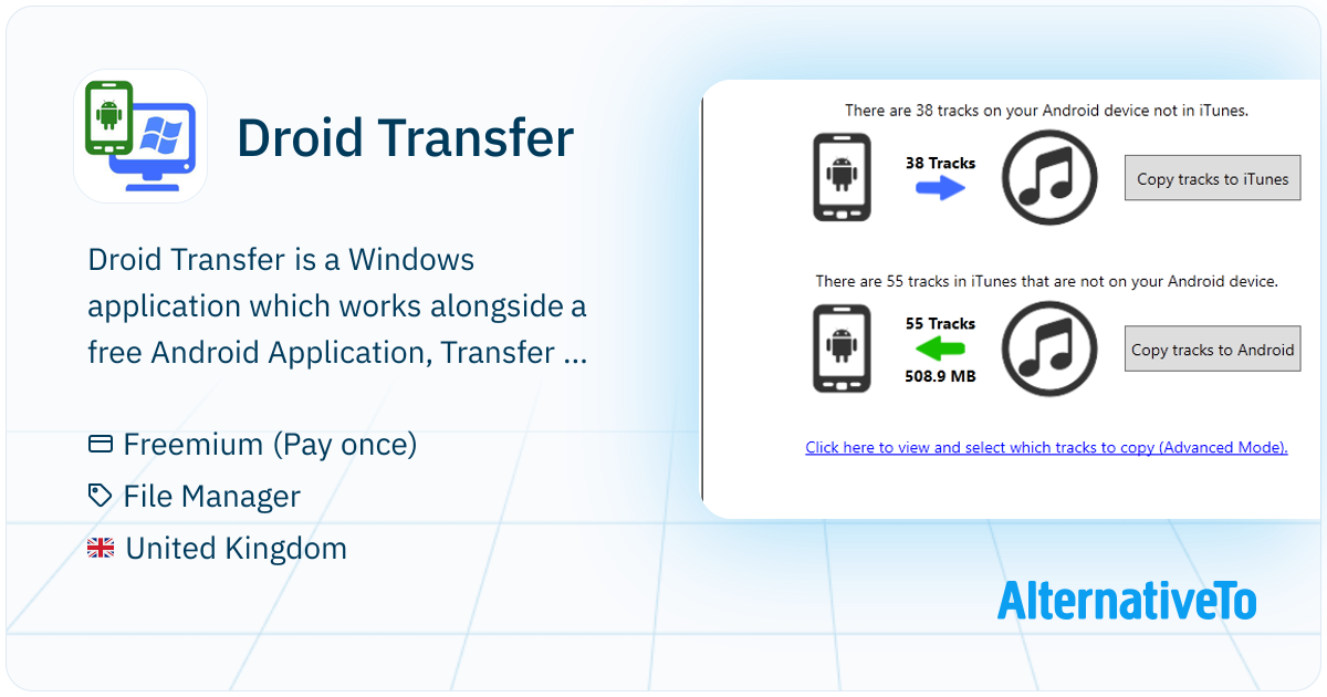 Droid Transfer: Wirelessly Transfer SMS, Music, Photos, Contacts and ...