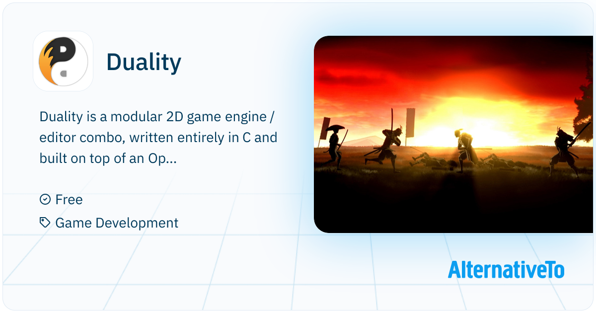 Duality: A 2D game development framework | AlternativeTo